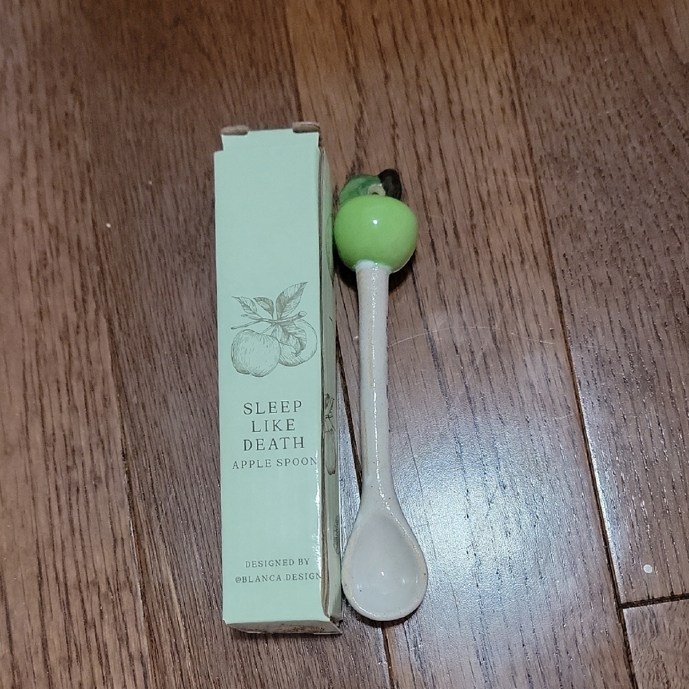 Sleep Like Death Green Apple Decorative Spoon